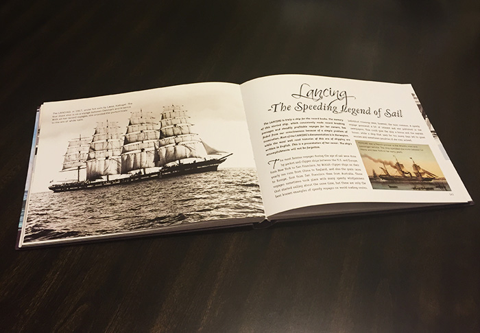 Publication design for <br>
Legends in Sail